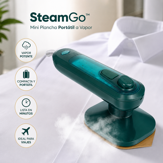 SteamGo™ |Mini Plancha a Vapor