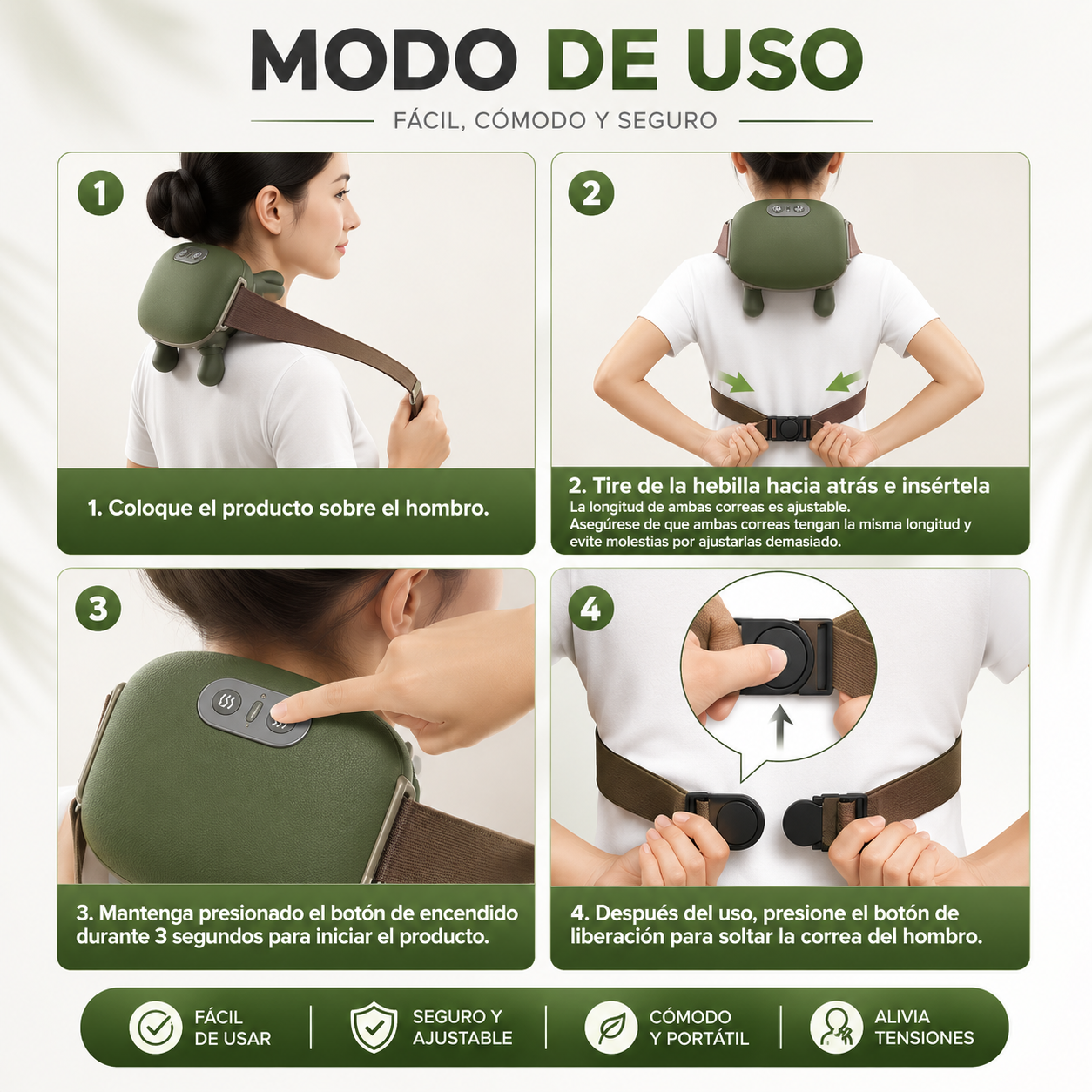 NeckZen™ |Masajeador Cervical con Dedos