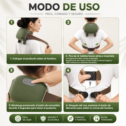 NeckZen™ |Masajeador Cervical con Dedos