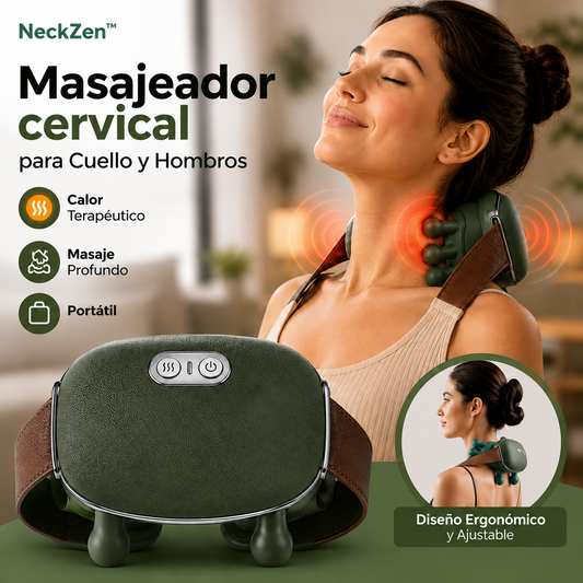 NeckZen™ |Masajeador Cervical con Dedos