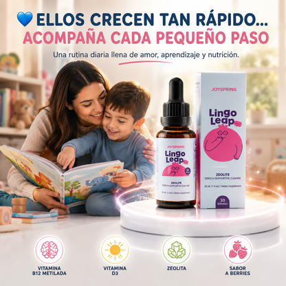 Lingo Leap Gotas| Zeolita+ Vitamina B12 y D3