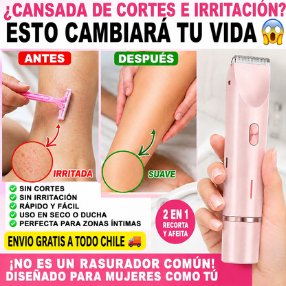 SilkTouch™ |Rasuradora Íntima 2 en 1