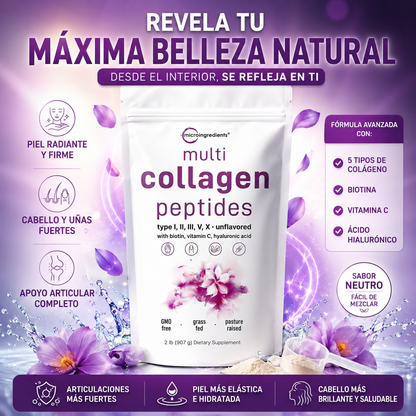 Multi Collagen Peptides| 454 Gr