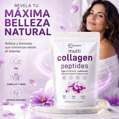 Multi Collagen Peptides| 454 Gr